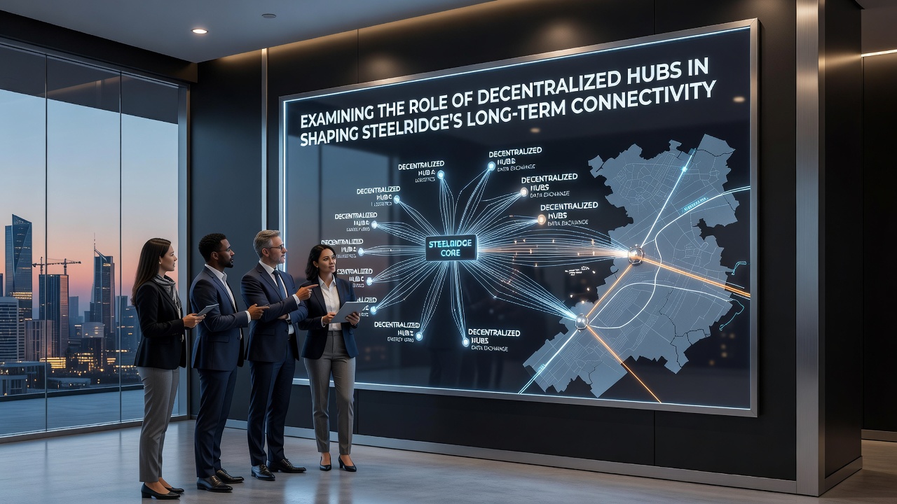 Examining the Role of Decentralized Hubs in Shaping Steelridge's Long-Term Connectivity